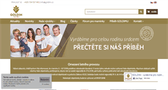 Desktop Screenshot of goldim.cz