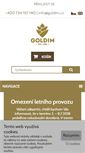 Mobile Screenshot of goldim.cz